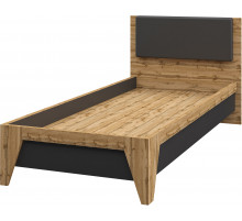 Односпальная кровать 90x200 Сканди МН-036-21 графит