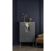 Комбинированный шкаф витрина Лоренсо МН-043-01 Комбинированный шкаф витрина Лоренсо МН-043-01